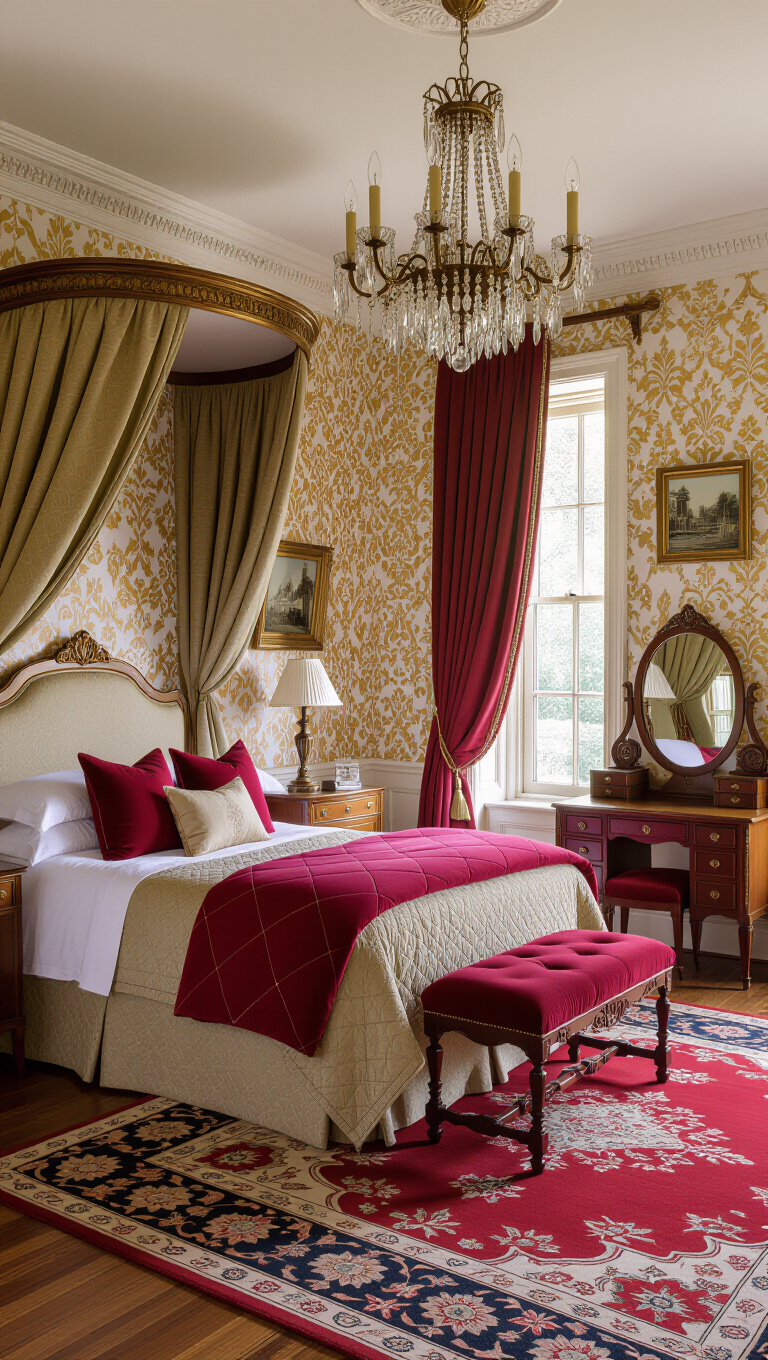 Vintage Glam Bedroom