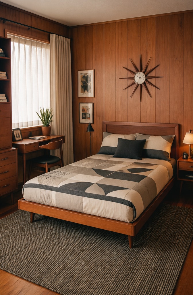 Vintage Mid-Century Modern Bedroom