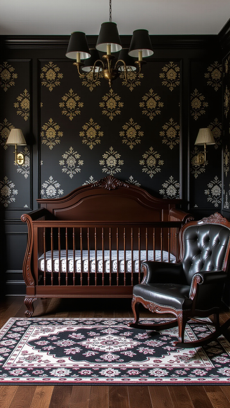 Vintage Noir Nursery