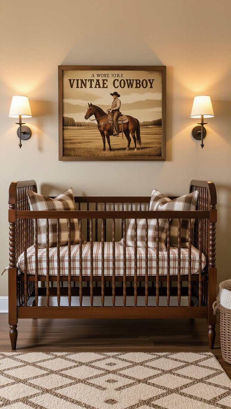Vintage Western Cowboy Nursery