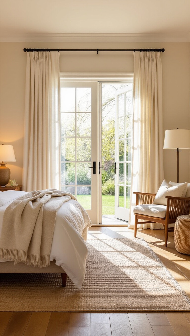 Warm Ivory Tranquil Bedroom