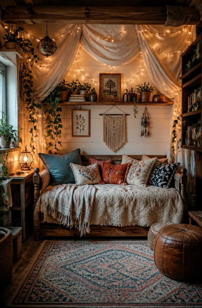 Whimsical Boho Farmhouse Nook