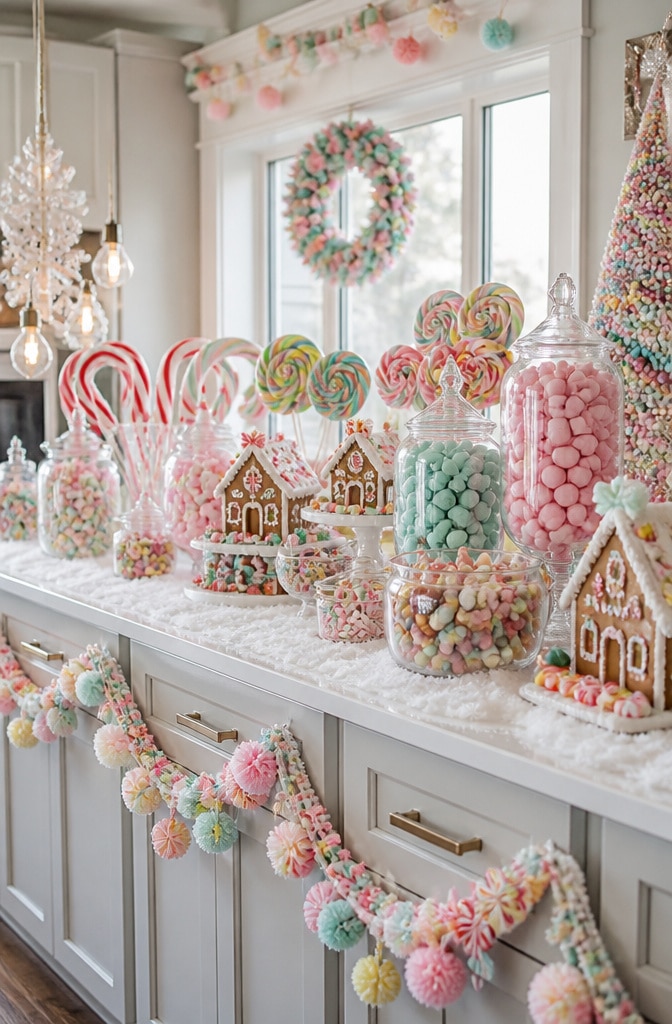 Whimsical Candyland Christmas Counter