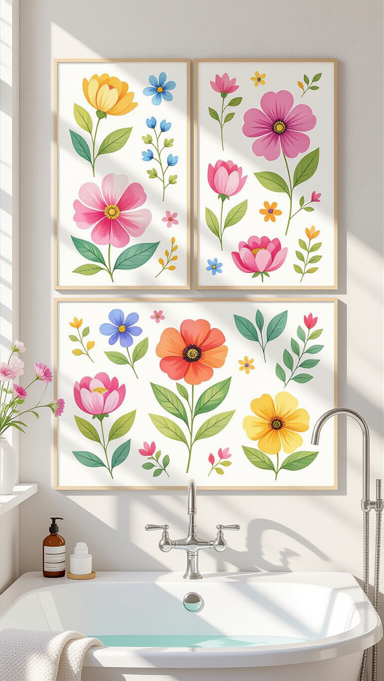 Whimsical Floral Watercolor Prints