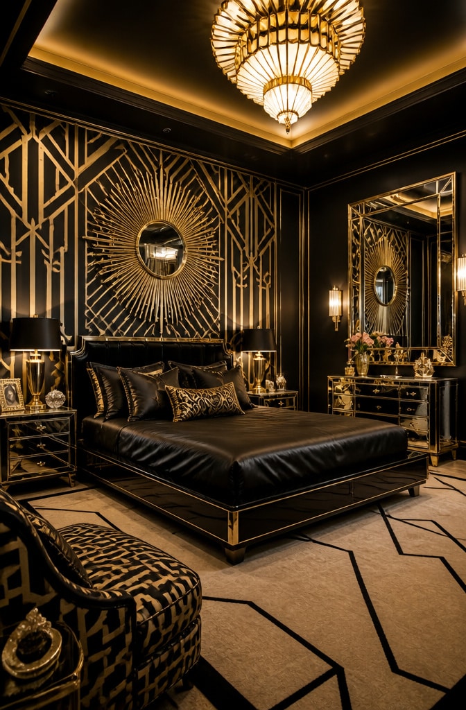Art Deco Luxe Bedroom