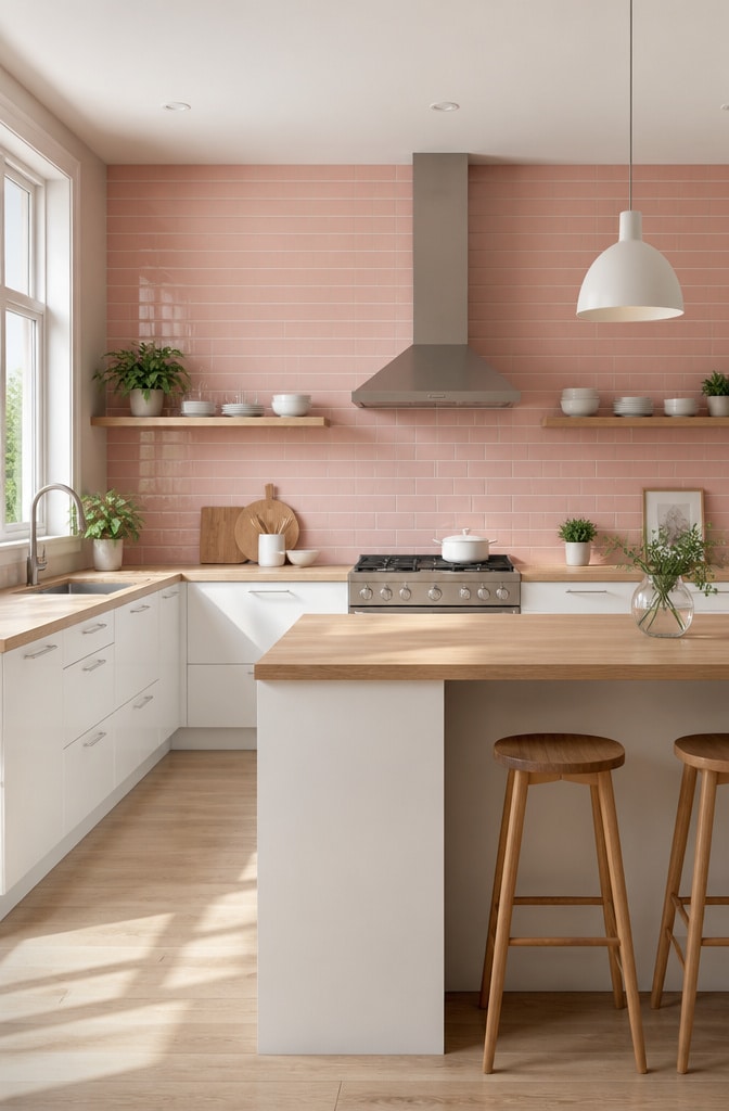 11 Stunning Pink Kitchen Tile Ideas to Elevate Your Culinary Space