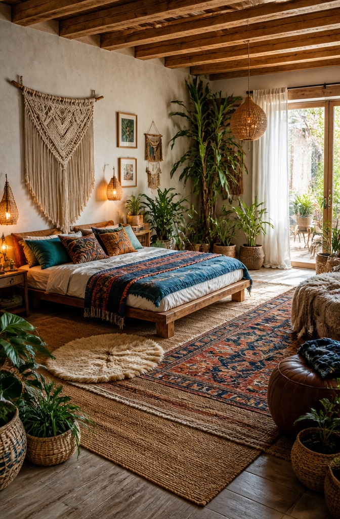 Bohemian Eclectic Bedroom Oasis