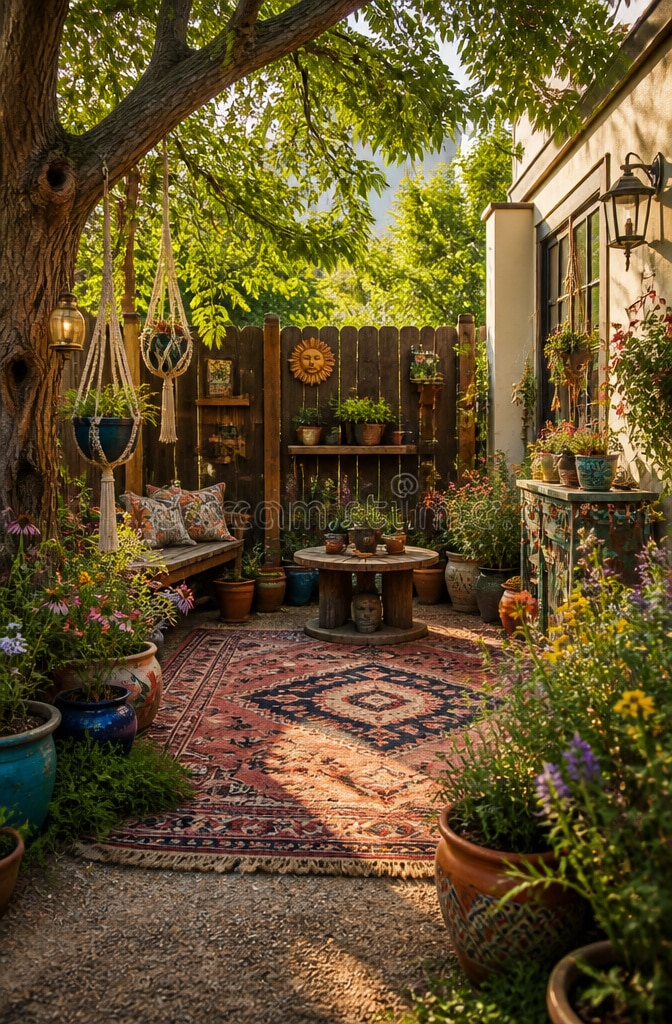 Bohemian Eclectic Garden Retreat