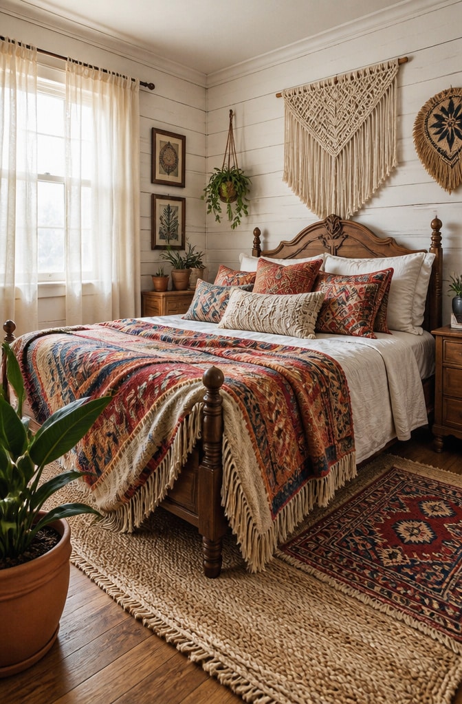 Bohemian Farmhouse Guest Bedroom