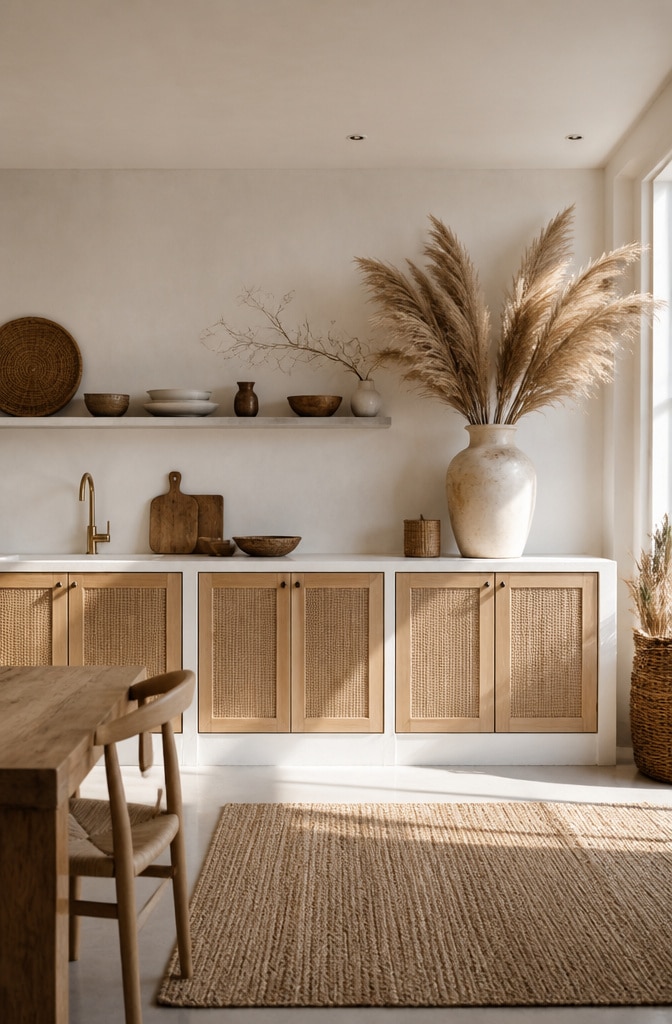 Boho Minimal Kitchen Counter