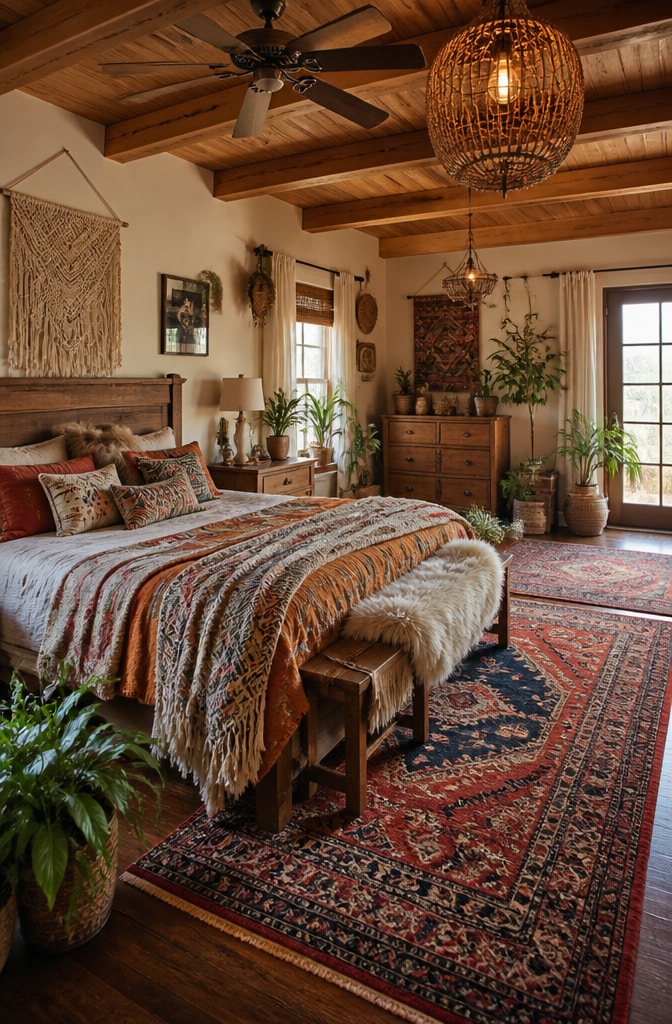 Boho Modern Farmhouse Bedroom
