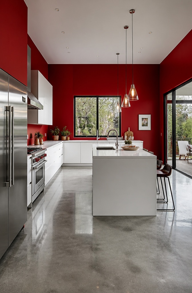 10 Stunning Red Kitchen Wall Ideas to Transform Your Culinary Space