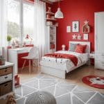 15 Vibrant Red Kids Bedroom Ideas to Ignite Their Imagination and Style