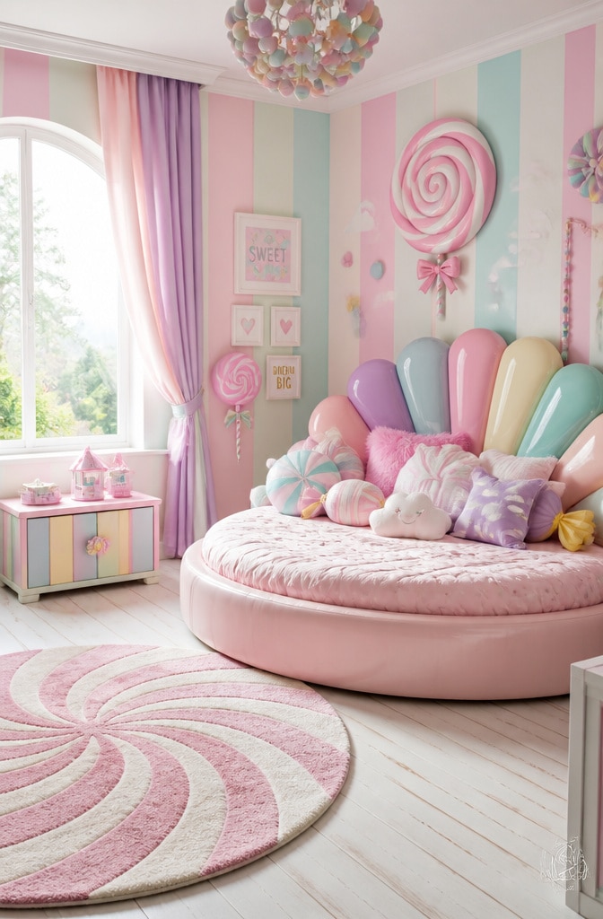 Candyland Pastel Dream Bedroom