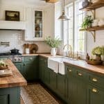 14 Stunning Green and White Kitchen Cabinet Ideas to Transform Your Space