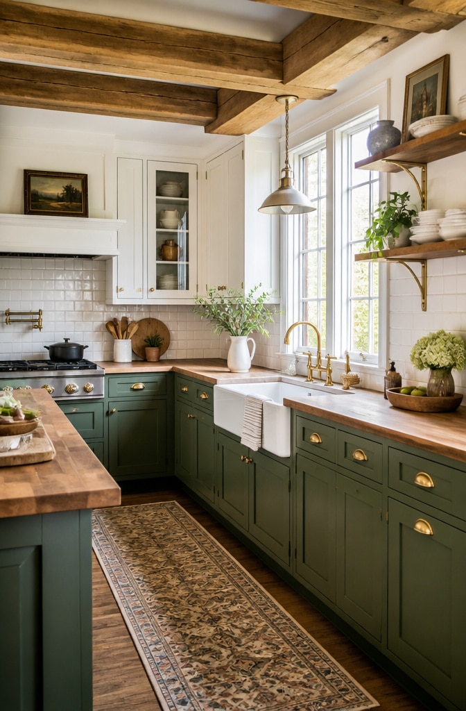 14 Stunning Green and White Kitchen Cabinet Ideas to Transform Your Space