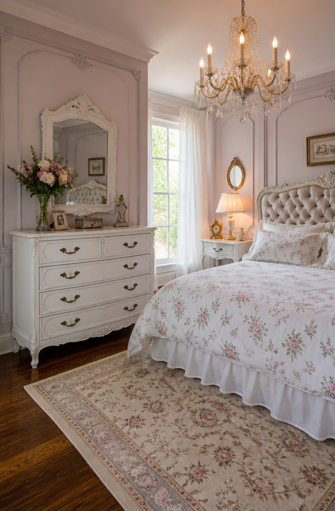 Classic French White Dresser Bedroom