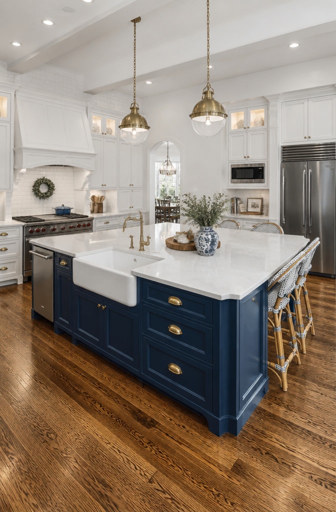 15 Stunning Blue Kitchen Island Ideas to Transform Your Culinary Space