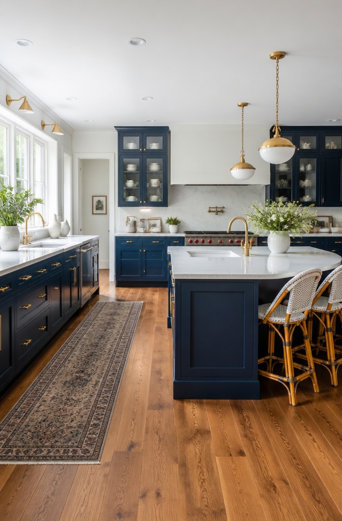 12 Stunning Navy Blue Cabinet Kitchen Ideas to Transform Your Space