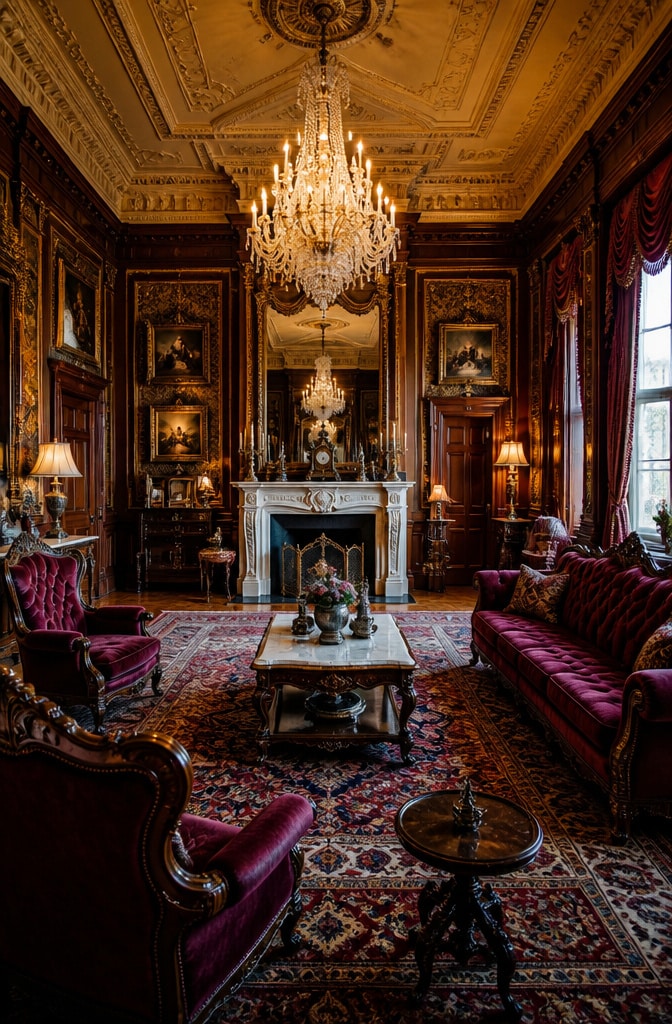 Classic Victorian Living Room