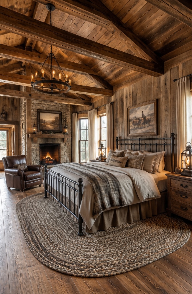 Classic Western Farmhouse Bedroom