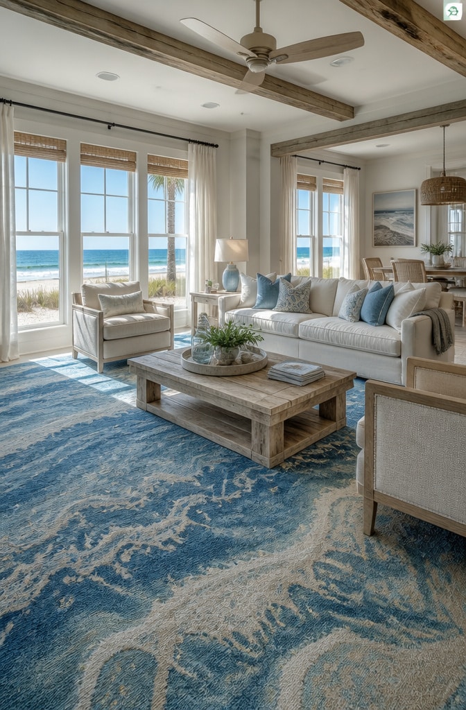 14 Stunning Blue Carpet Living Room Ideas to Transform Your Space