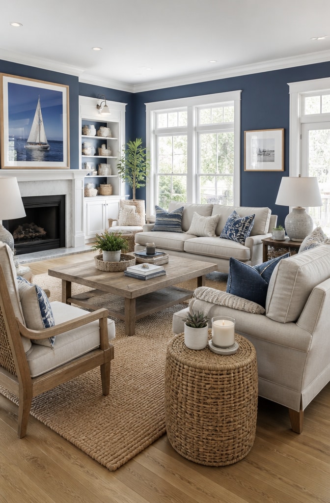 14 Stunning Blue Wall Living Room Ideas to Transform Your Space
