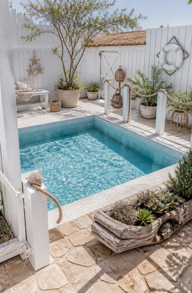 Coastal Breeze Courtyard Plunge Pool