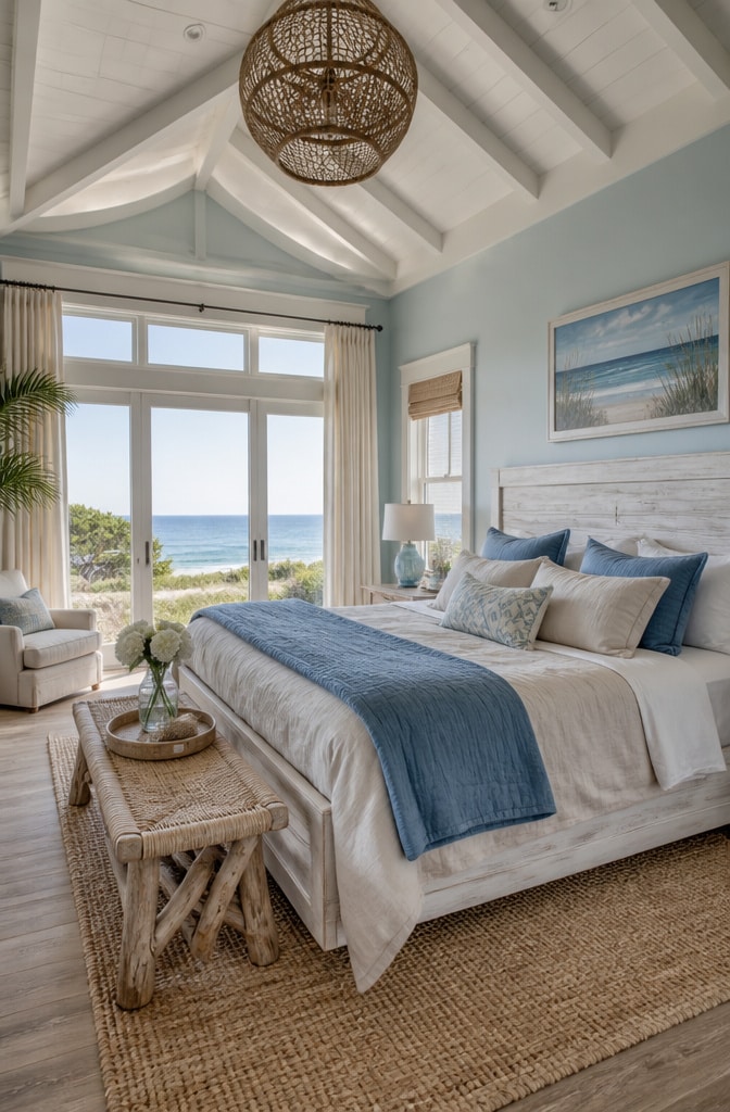 Coastal Chic Luxury Bedroom