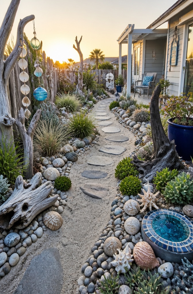 Coastal Nautical Garden Escape