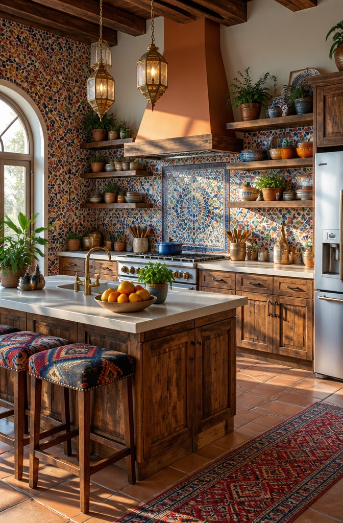 Colorful Moroccan Mosaic Tiles