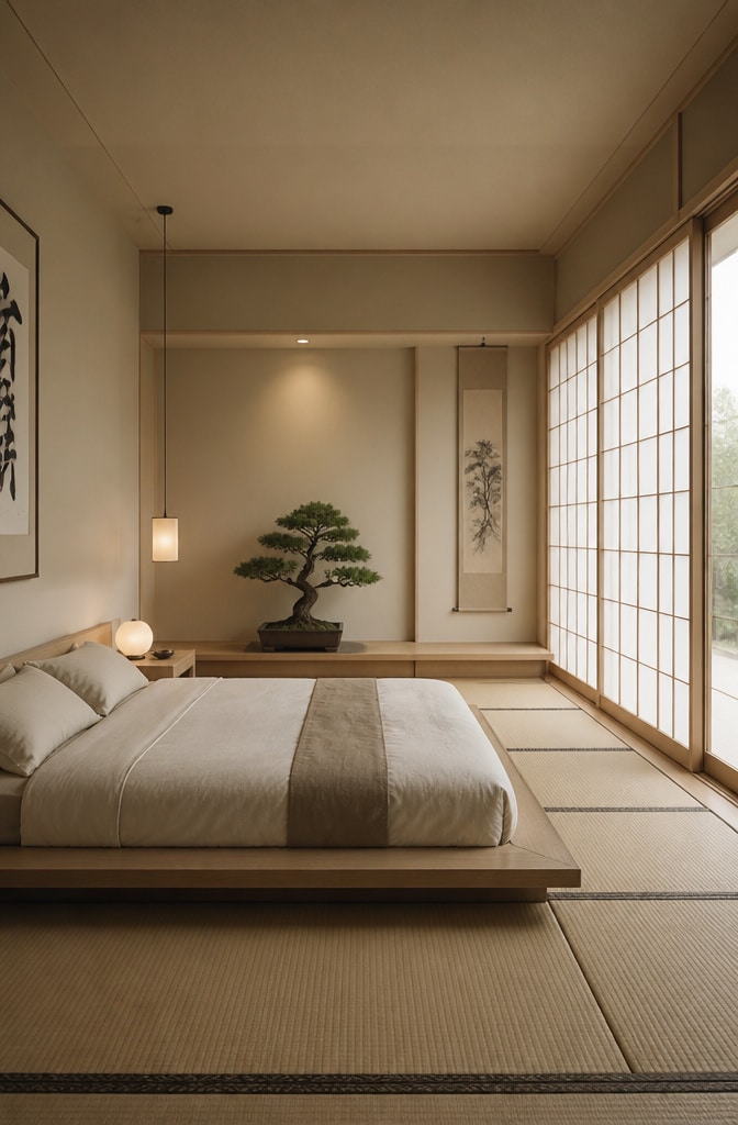 Contemporary Zen Minimalist Bedroom
