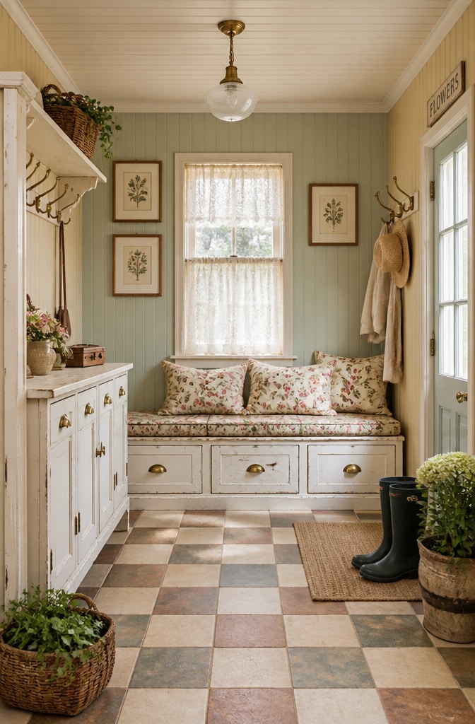 Country Cottage Garage Mudroom