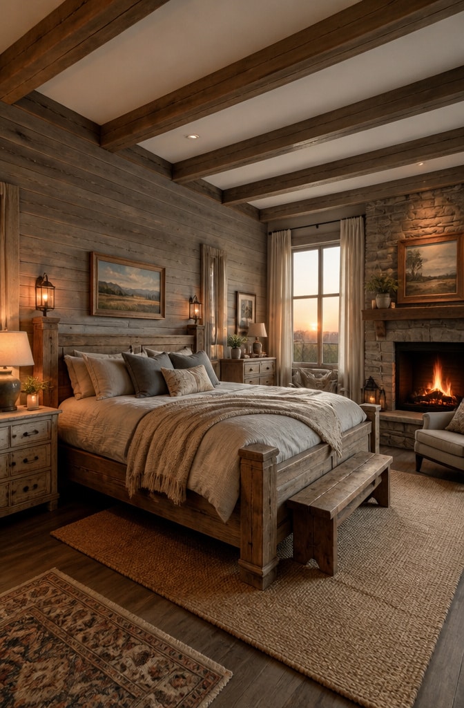 Cozy Rustic Grey and Beige Retreat