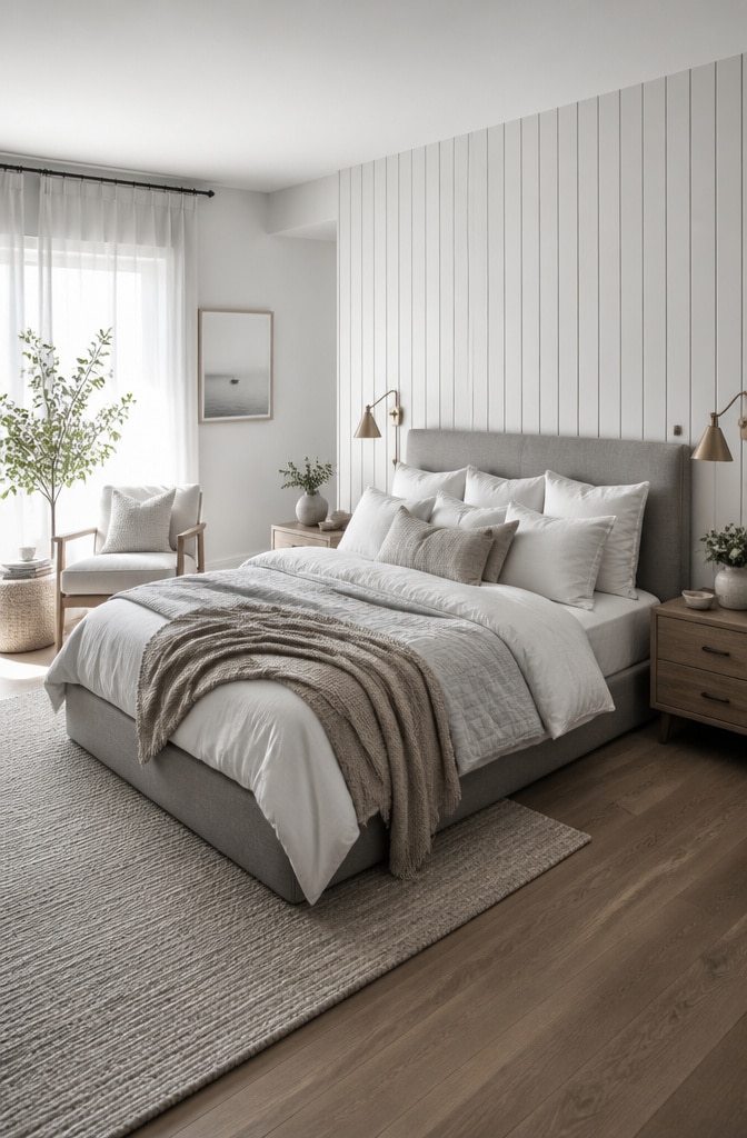 Cozy Scandinavian Grey and White Retreat