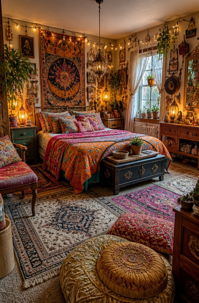 Eclectic Artistic Boho Bedroom