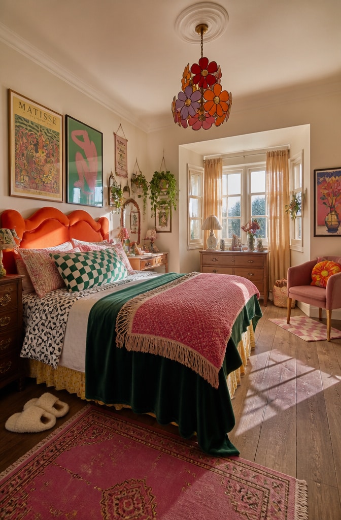 Eclectic Artistic That Girl Bedroom