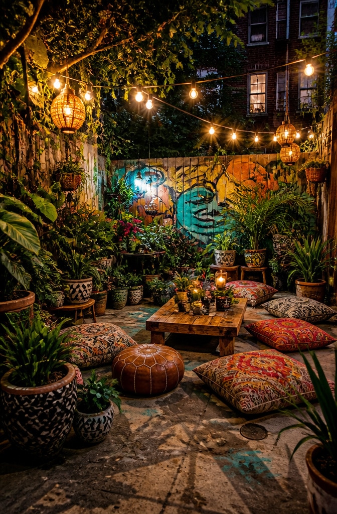 Eclectic Urban Jungle Nook