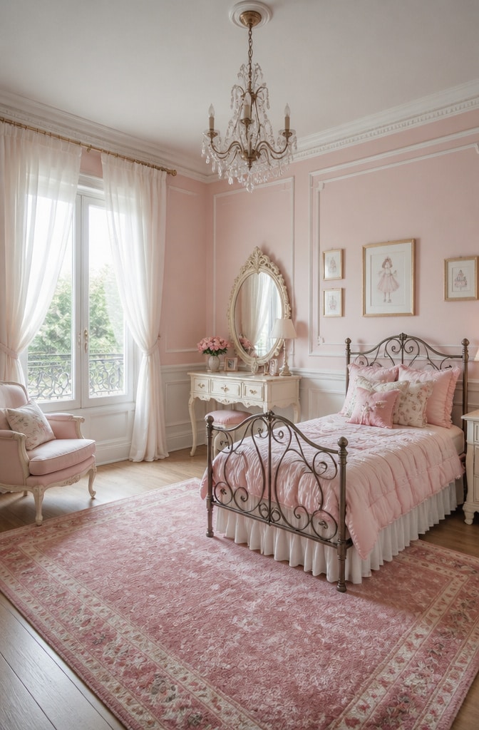 Elegant Parisian Chic Bedroom