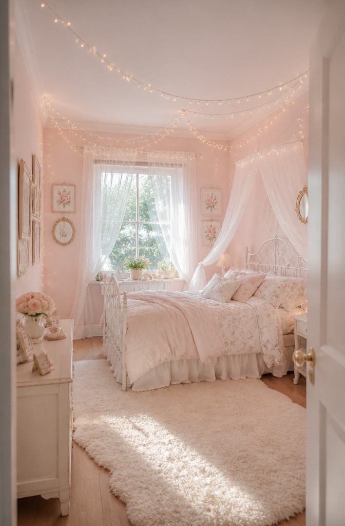 Ethereal Pastel Soft Girl Bedroom