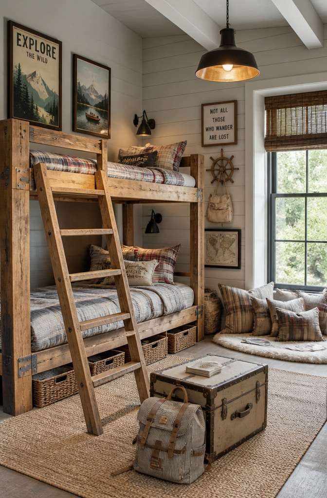 Farmhouse Bunk Bed Adventure Room