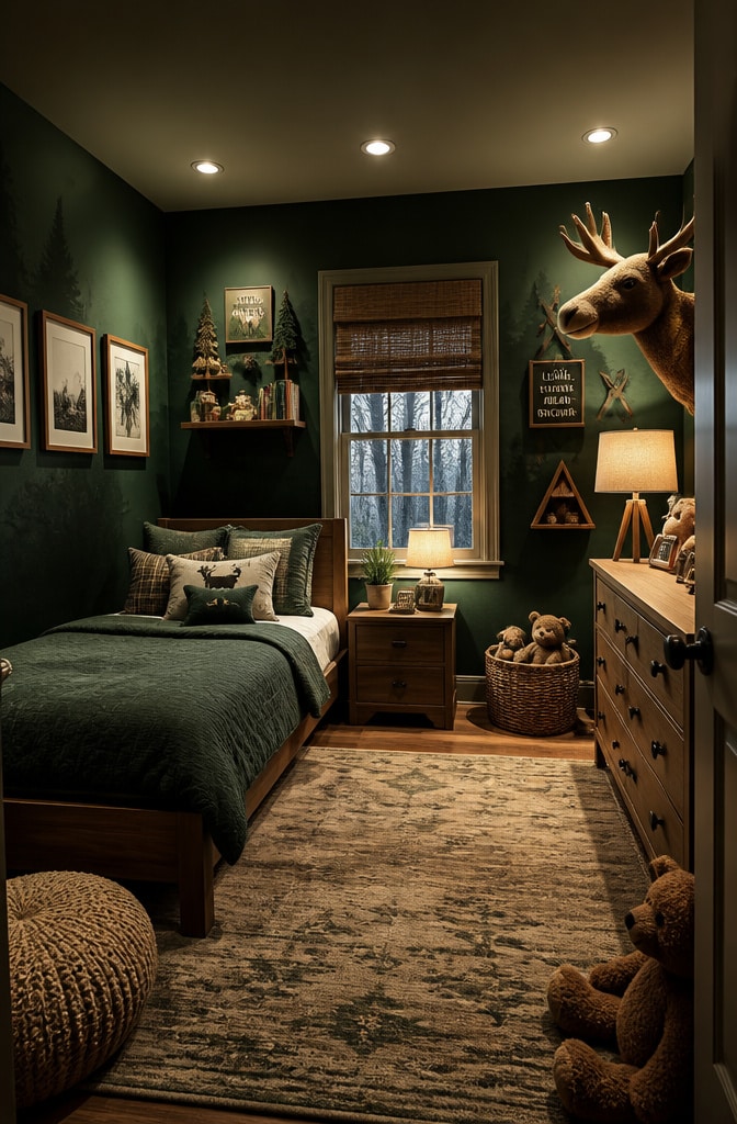Forest Green Adventure Bedroom