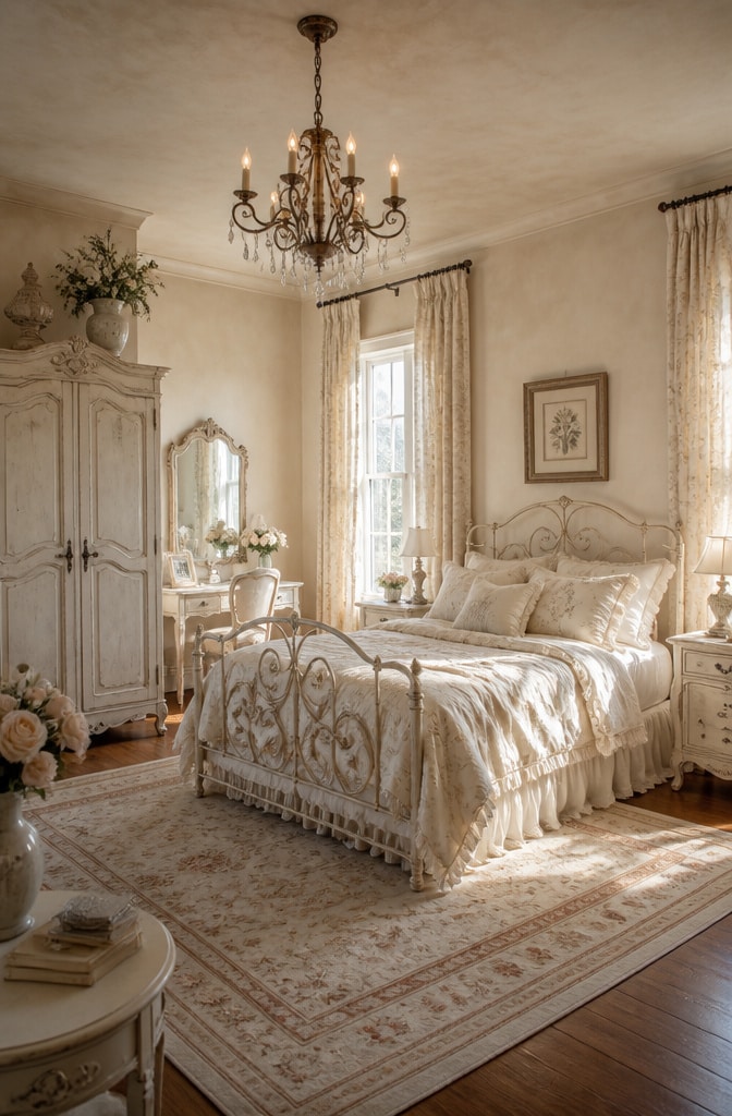 French Country Vanilla Boudoir