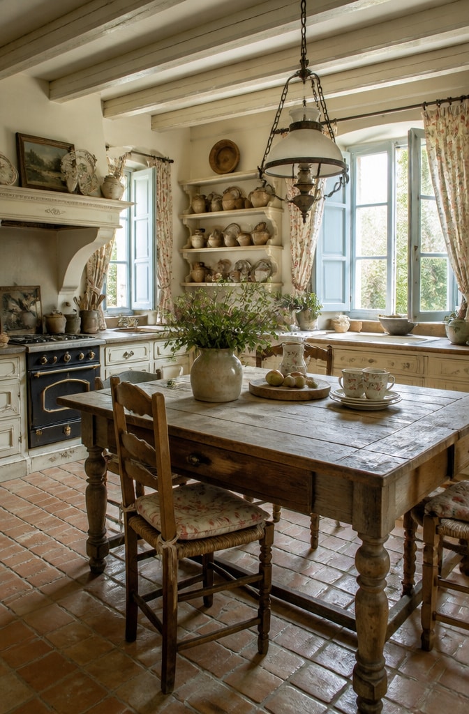 French Country Vintage Kitchen