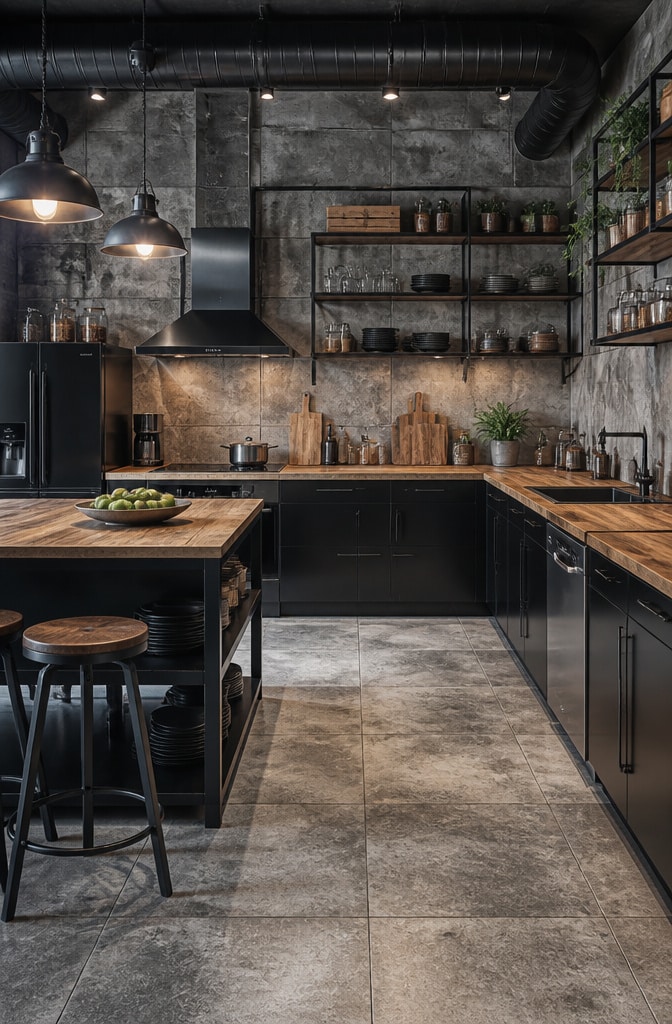 Industrial Concrete Effect Tiles