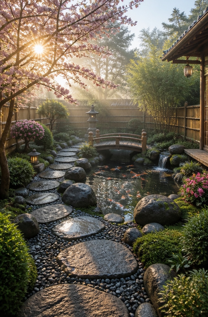Japanese-Inspired Small Garden Sanctuary