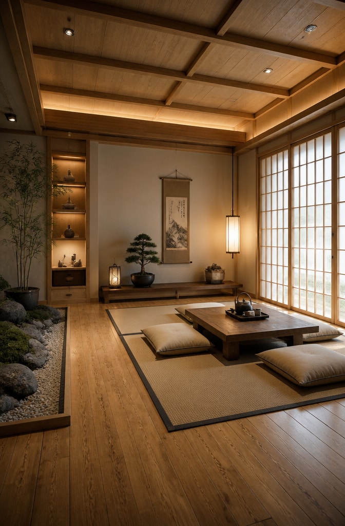 Japanese Zen Living Room