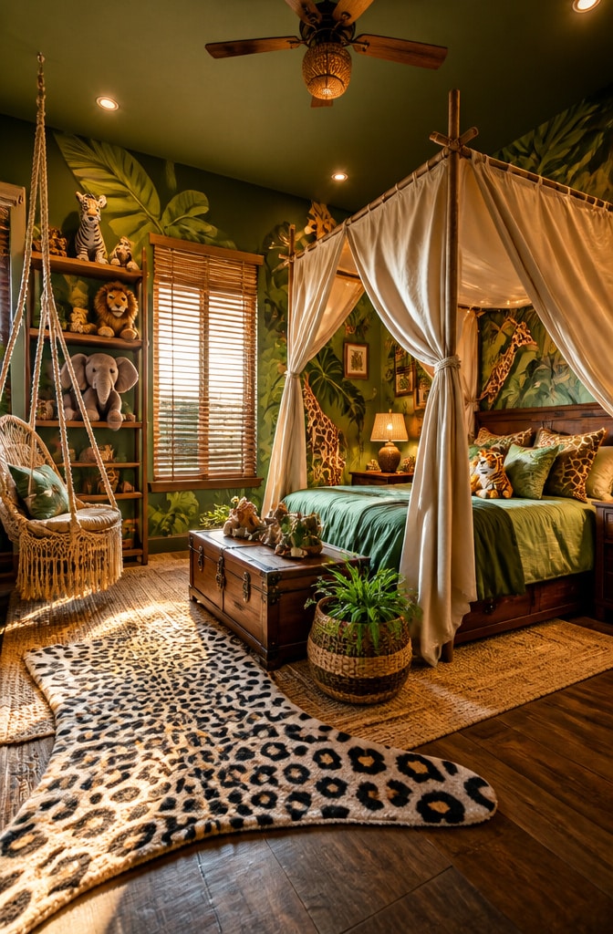 Jungle Safari Boys Bedroom