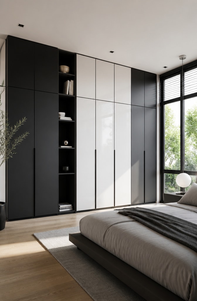 14 Stunning Black and White Cupboard Bedroom Ideas to Transform Your Space