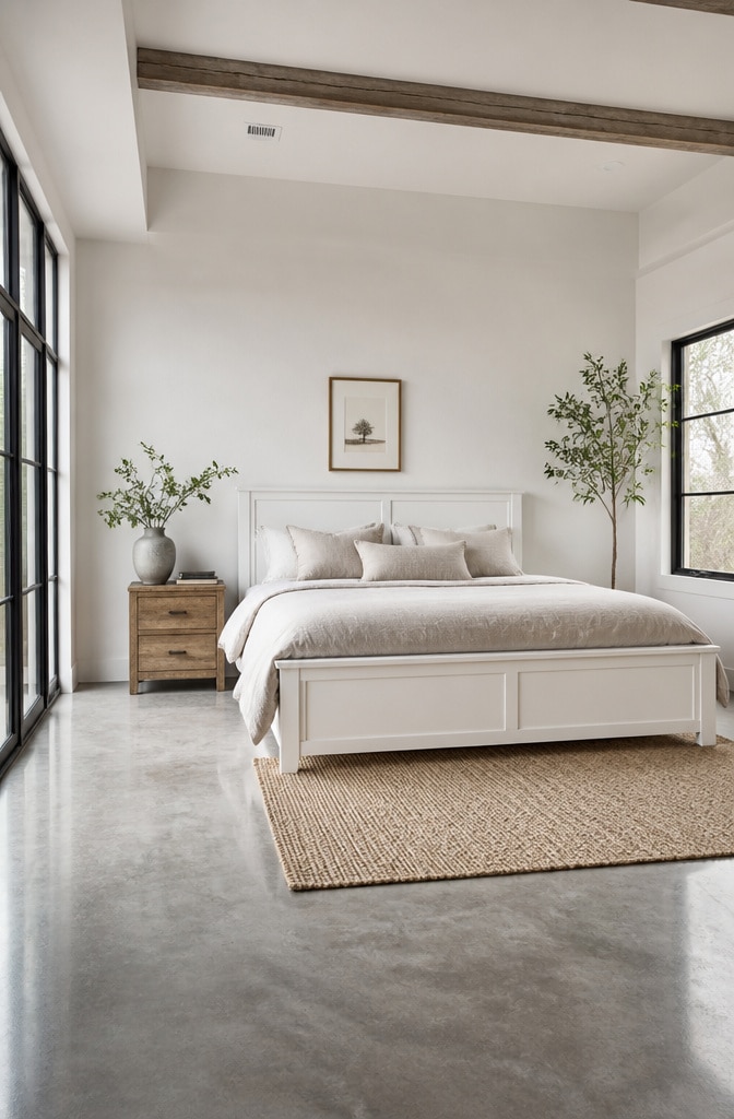 Minimalist Modern Farmhouse Bedroom